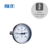 Thermometer 1/2'' 120°C Ø63 t.b.v. CV