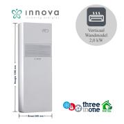 10HP DC Inverter 2.04 ~ 2.60kW Verticaal